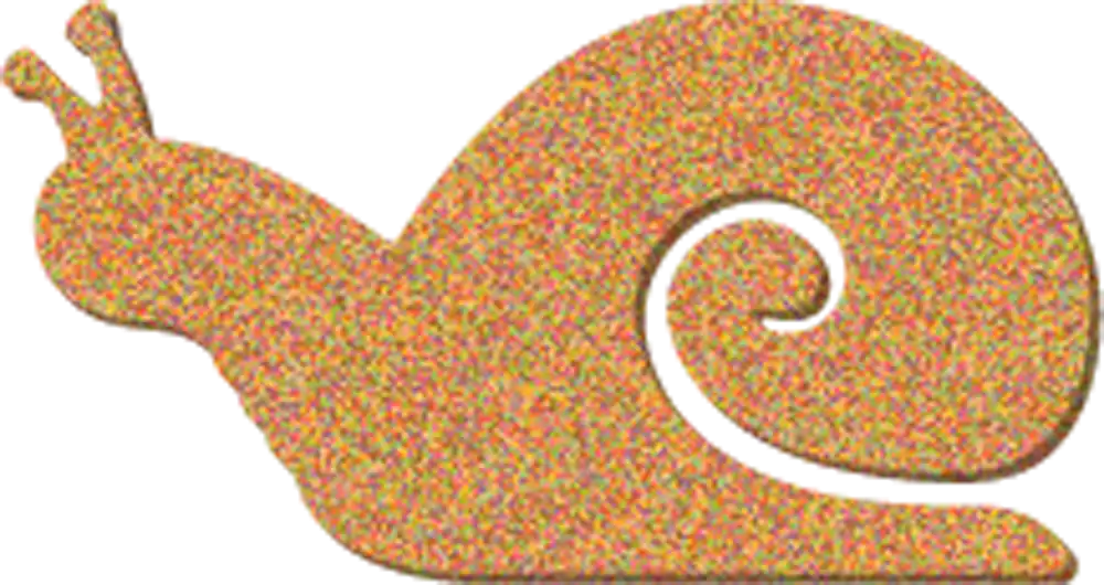 Schnecke | Tier | Styrofoam | 2D | 141 mm